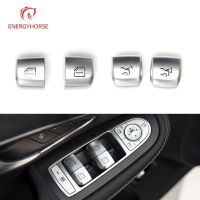 Car Window Switch Repair Button Cover Vehicle Door Glass Control Switch Key Cap For Mercedes Benz W205 W253 W213 C E GLC Class