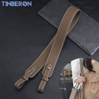 TINBERON สายสะพายไหล่สำหรับกระเป๋าถือกระเป๋า Bucket Bag Strap Transform Underarm Bag Accessories Real Leather Elephant Grey Bag Strap