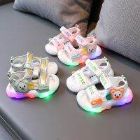 Light Up Baby Sandals Glowing Luminous Shoes for Boys Girls Summer Seaside Beach Toddler Child First Walking