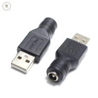 ปลั๊ก5V แจ็ค5.5X2.1มม. USB 2.0เชื่อมต่อกับ USB ตัวผู้/ตัวเมียแล็ปท็อปอะแดปเตอร์แปลง