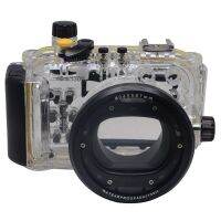 Meikon WP-DC44 Waterproof Underwater Housing Case 40M/130FTFor Canon G1X Camera 18mm lens with Hand strap with O-ring