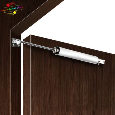 ❉☁┅ Simple Pneumatic Door CloserAutomatic Door Soft Close 100 Degrees Within Positioning Stop Buffer Adjustment Furniture Hardware