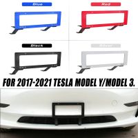 Car License Plate Frame for Tesla Model 3 Model Y 2017-2021  American License Plate Mounting Holder Free Perforation Hand Tool Parts  Accessories