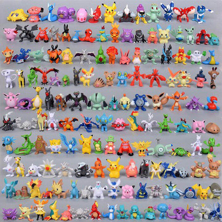 Bộ 144 Mô Hình Pokemon Mini Huyền Thoại | Lazada.Vn