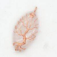 【cw】 1 Pcs Gold Color Wire Wrapped Marquise Pendant ！