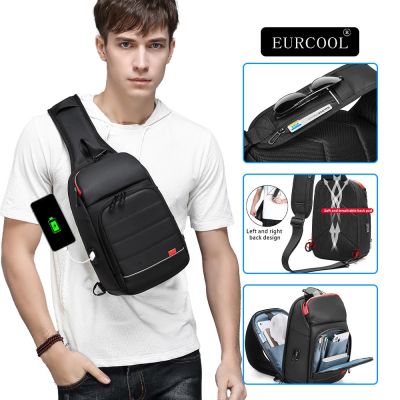 2023 New Crossbody Bag Large Capacity Shoulder Messenger Bags Male Side Bag For Men Handbag Waterproof Short Trip Chest Bag Pack
