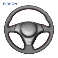 Hand Stitch Black PU Artificial Leather Steering Wheel Cover for Toyota RAV4 Celica Matrix MR2 Supra Voltz Caldina MR-S Corolla