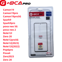 10x (Lapisan Oleophobic) Skrin Sentuh Kaca Camon19 19pro 5G Spark 3 4 5 6 7 8 9 9pro Pova 2 3 4 Neo 5G Nota 7 8