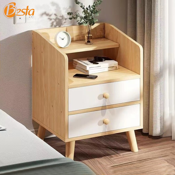 Solid Wood Modern Wooden Elegant 2 Layer Bedside Table Elevated   70a3234d04919bf3a2883858e4cd9999  720x720q80 