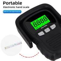 Portable Scale with 1.5m Tape Measure Digital Display Backlight Double Accuracy Mini Hanging Hook Scale Electeinic 10g/50KG Luggage Scales