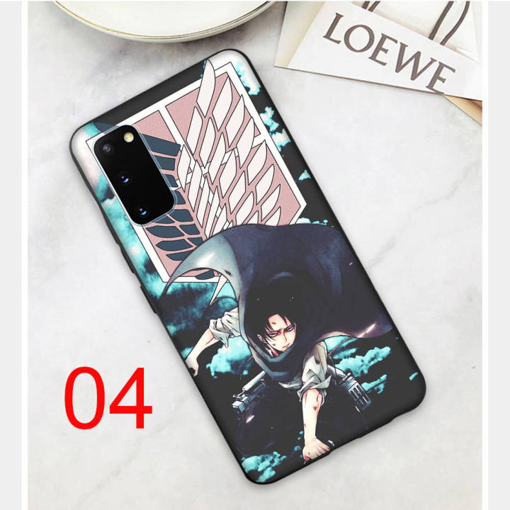 attack-on-titan-อ่อนนุ่ม-ซิลิโคน-เคสโทรศัพท์-หรับ-iphone-xr-7-6s-6-11-5s-xs-5-8-se-max-plus-x-pro-black-ปก