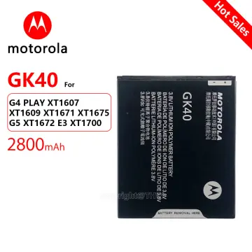 OEM Motorola Moto G4 Play / G5 / E4 / E5 Play Battery XT1607 XT1609 GK40  2800mAh