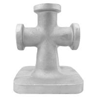 Boat Single Cross Bollard Dock Mooring Cleat Cross Bit Cross Bollard Marine Yacht Cross Bollard Solid Polished for Boat Decks