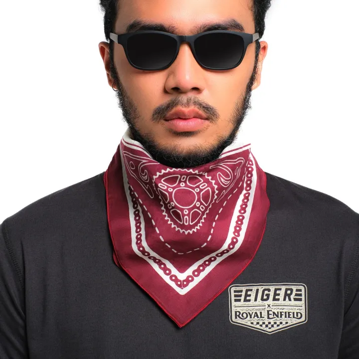 EIGER x ROYAL ENFIELD EXRE ORAGADAM BANDANA Lazada Indonesia
