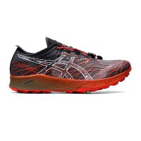 Asics รองเท้าวิ่งเทรลผู้ชาย Fujispeed | Black/Cherry Tomato ( 1011B330-002 )