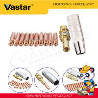 Vastar หัวฉีด12x ขนาด0.9มม. หัวฉีดเฉื่อยสัมผัส M6สำหรับเชื่อม MB-15AK