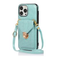 Crossbody Leather Phone Case For iPhone 13 Mini 12 11 Pro XS Max XR X 7 8 6S Plus SE 2 Wallet Necklace Lanyard Card Hold