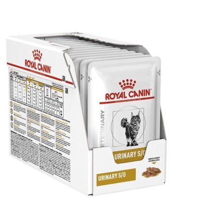 [ ส่งฟรี ] Royal Canin Urinary s/o cat 1 ซอง อาหารแมวที่เป็นนิ่ว  ชนิดเปียก (URINARY S/O GRAVY)