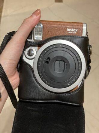 ใหม่เหมาะสำหรับฟูจิ-fujifilm-โพลารอยด์-instax-mini-90กระเป๋ากล้องป้องกันหนังกล่องเชลล์กรณีปกเปลือกกลางแจ้งกระเป๋า