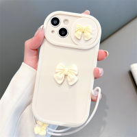 Bow shaped phone case suitable for Apple 14 phone case iPhone 11 12 Promax soft case xsmax