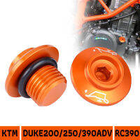 ฝาเครื่องบรรจุน้ำมันสกรูยึดเครื่องยนต์มอเตอร์ครอสสำหรับ DUKE200 KTM/RC390 250/390 ADV