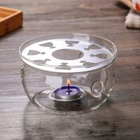 Glass Teapot Warmer Retro Glass Tea Warmer Tea Heater Universal Candle Stand Holder Tea Stove Warmer for Household Dropshipping