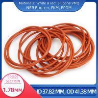 Cincin O CS 1.78Mm ID 37.82 Mm OD 41.38 Mm Bahan dengan Silikon VMQ NBR FKM EPDM Segel Pengikat Gas