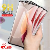 3pcs For Vivo X90 Pro Plus X80 Curved Full Cover Tempered Glass VivoX90 Pro+ X90Pro X 90 90X 5G Protective Screen Protector Film