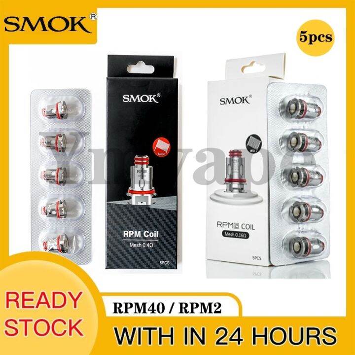 [legit] 5pcs 40 Coils NORD 4 Occ Mesh Coil mesh 0.4/0.6 OHM Cartridge