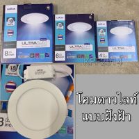 โคมดาวไลท์ แบบฝังฝ้า LeKise 4นิ้ว9W 6นิ้ว12W 8นิ้ว18W แสงสีขาว LED slim downlight