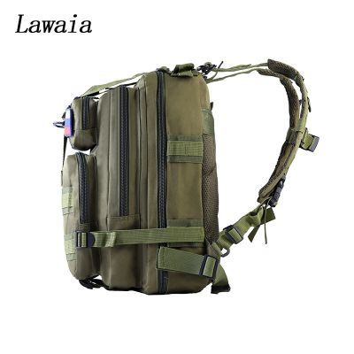 ：“{—— Lawaia 50L Or 30L Tactical Military Backpack Quality Materials Camping Fishing Hiking Backpack
