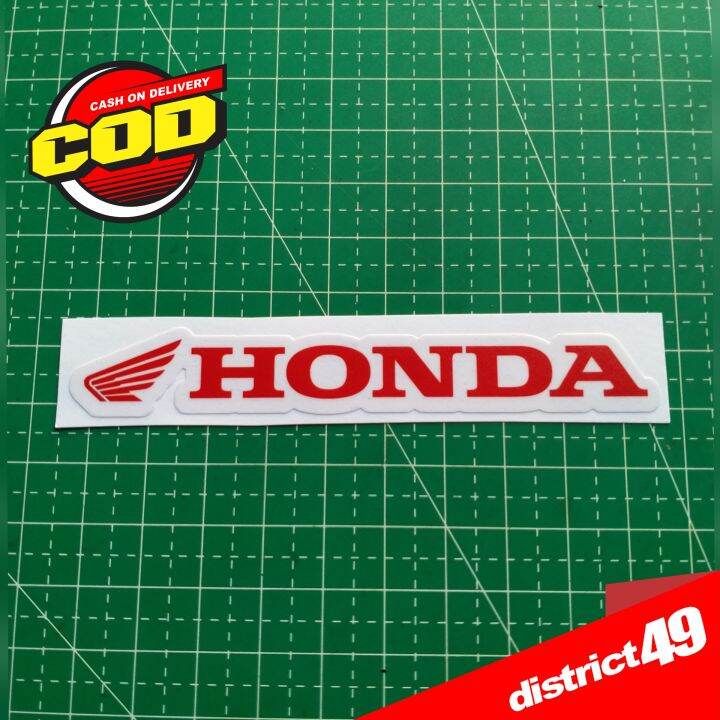Stiker Print Cut Laminasi Tahan Air - Stiker HONDA - Stiker Motor Mobil ...