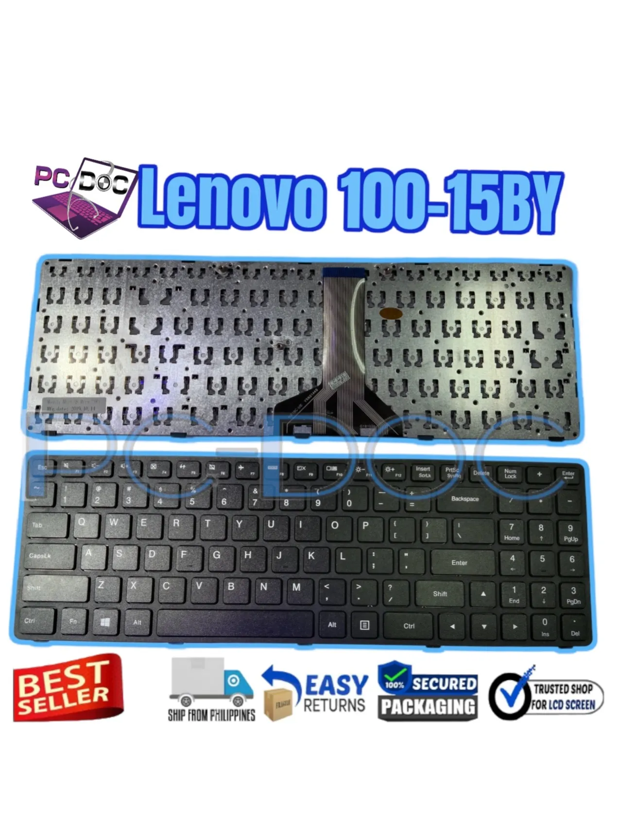 New Replacement Lenovo Ideapad 100 15 300 15 100 15iby Us Laptop Keyboard Laptop Keyboard For Lenovo Ideapad 100 15 100 15iby 100 15ibd 300 15 B50 10 B50 50 Lazada Ph