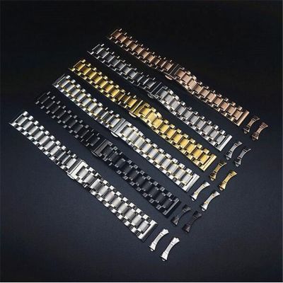 12-24mm Stainless Steel Watch Band Strap Silver/Gold/Rose Gold Watch Bracelet for Quartz Watch