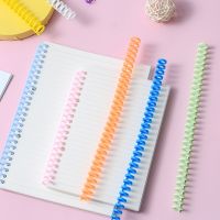 5 Pcs Loose Leaf Notebook Set Binding Spines Wiring Harness Spiral Coils Plastic Comb Bindings Coils