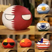 Newest 10cm Country Ball Plush Toy Kawaii Polandball Plush Pendant Soft Argentina Countryball Stuffed Doll for Pendant Keychain