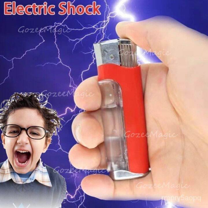 Electric Shock Lighter Fake Lighter Joke Prank Trick Toy Party Gag
