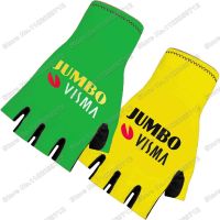 hotx【DT】 Visma 2023 Cycling Gloves Tour Half Road Jersey MTB Gant Cyclisme Maillot