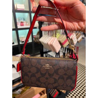 พร้อมส่ง แท้ % New Coach  รุ่น NOLITA 19 IN SIGNATURE CANVAS (COACH C3308) IM/BROWN 1941 RED