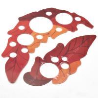 ‘【；】 2Pcs/Set Grape Leaf Hole Decoration Acoustic Guitar Pickguard For Ovation Style Pick Guard Stick Adhesive Back For Folk Guitar