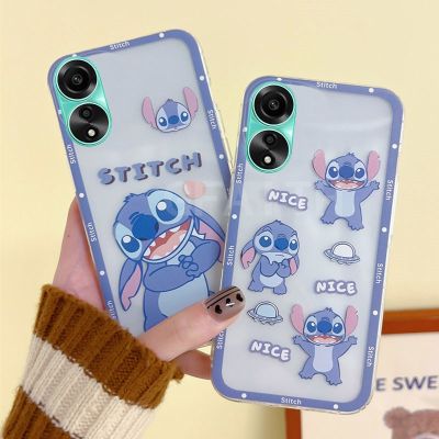 เคสโทรศัพท์ OPPO A18 A38 A58 A78 4G 5G A78NFC 2023ใหม่การ์ตูนน่ารักแฟชั่นเคสนิ่มโปร่งใสกันกระแทกฝาครอบ OppoA78