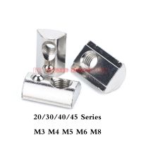 M3 M4 M5 M6 M8 Roll Di Musim Semi T-Nut dengan Bola untuk Aluminium Ekstrusi dengan Profil 20/ 30/40/45 Series Aluminium Profil Axk Kacang