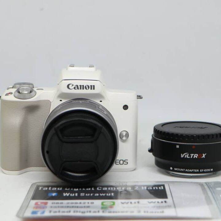 Canon M50+Adapter พร้อมเลนส์ 1545 Lazada.co.th