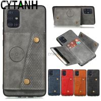 Card Holder Case for Samsung Galaxy A10 A20 A30 A50 A70 A40 S A7 A6 J4 J6 Plus J8 2018 Prime A90 5G A81 A91 Leather Wallet Cover