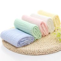 【jw】♀₪  6 Layers New 100x100cm Cotton Muslin Blanket Baby Receiving Infant Gauze Kids Swaddle