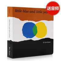 Original English picture book little blue and little yellow little yellow and little blue paperboard Book Wu minlan 123 show Leo Lionnis representative work the annual picture book of the New York Times