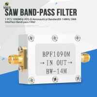 1pc 14MHz SMA Interface Band-pass Filter 1090MHz ADS-B Aeronautical Bandwidth Narrowband filtering