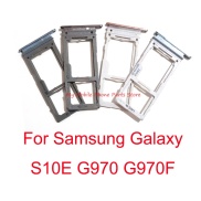 CW New Sim Card Tray Slot For Galaxy S10E G970 G970F E Micro SD Holder