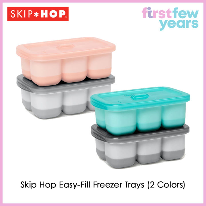 Skip Hop Easy-Fill Freezer Trays - Teal/Grey