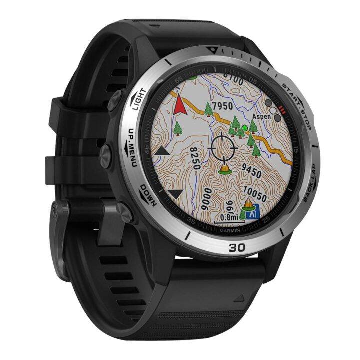 zeniaสำหรับ-garmin-enduro-หนามเตยนาฬิกาแหวนกาวกรณีanti-scratchกรอบสแตนเลสสตีลอุปกรณ์เสริมสำหรับนาฬิกาอัจฉริยะ